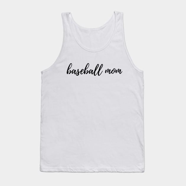 Baseball Mother Tank Top by sarsia